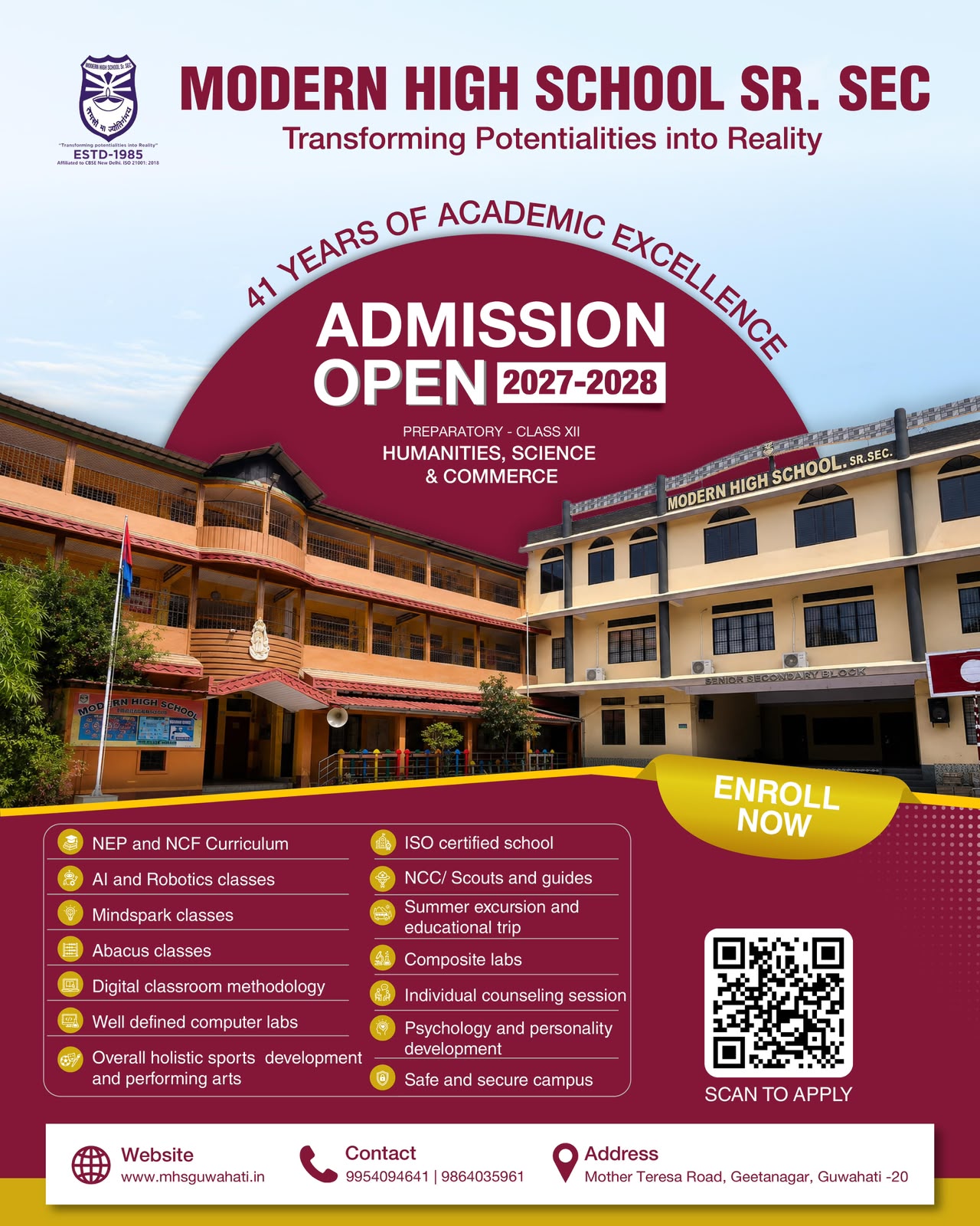 Admission Notice 2027-2028 Flyer